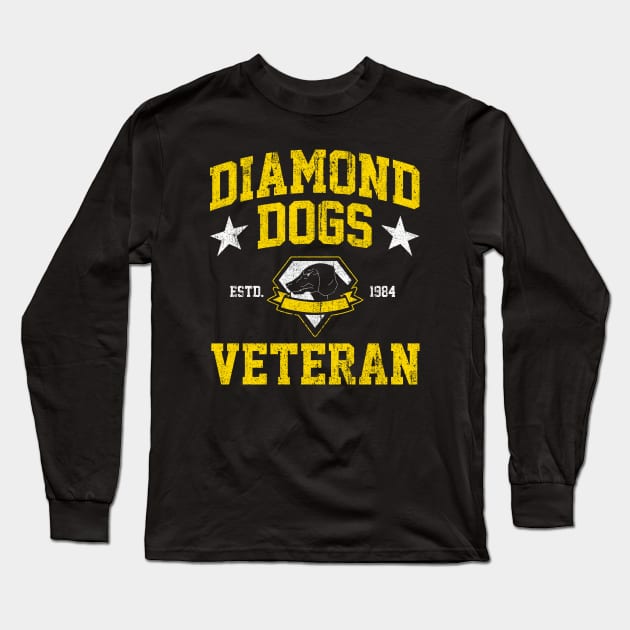 Diamond Dogs Veteran Long Sleeve T-Shirt by huckblade